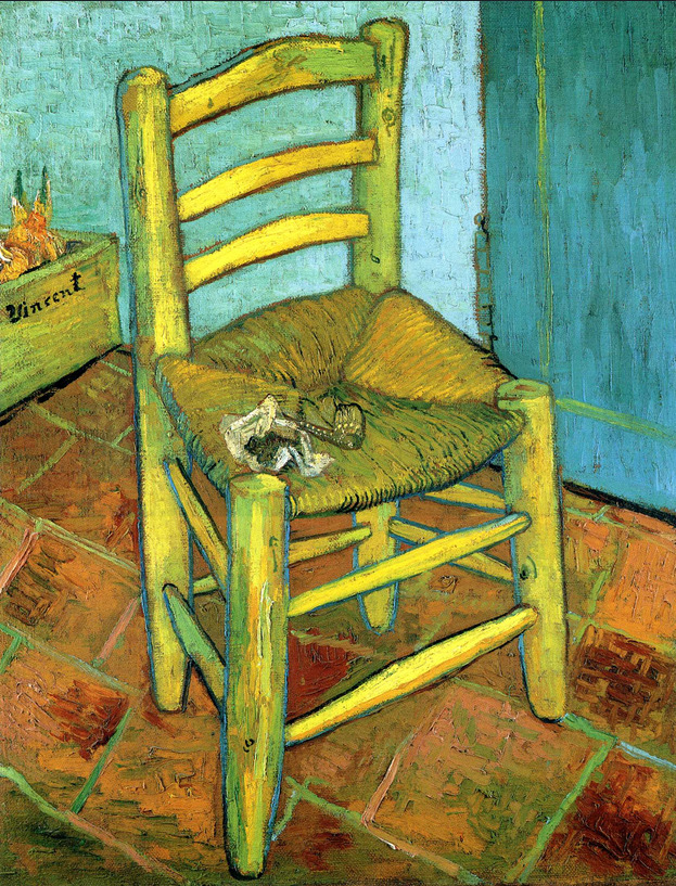 La chaise de Van Gogh, l'histoire de la chaise en paille.